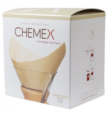 Filtres papier naturel pour cafetières Chemex®  6 à 8 tasses