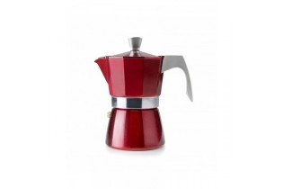 Cafetière Italienne Evva RED  IBILI   6T