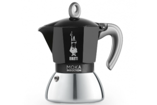 Induction Espresso Réchaud en acier inoxydable 4 tasses espresso cafetière Moka Cafetière Espresso 