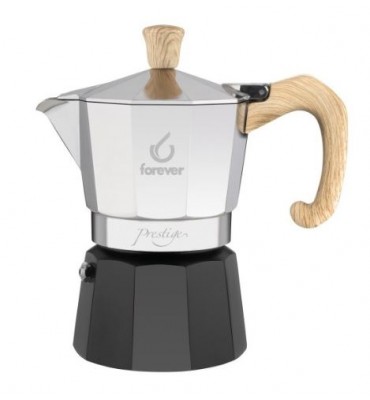 Moka Induction Prestige Woody 6 tasses