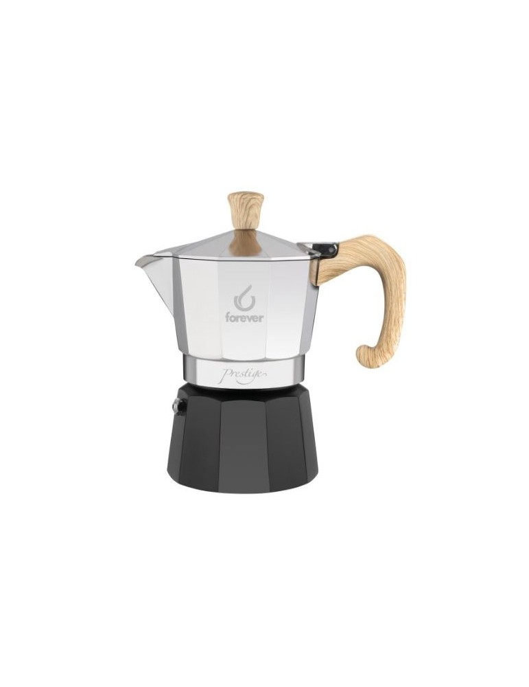 Moka Induction Prestige Woody 6 tasses