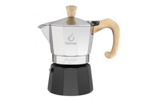 Moka Induction Prestige Woody 6 tasses