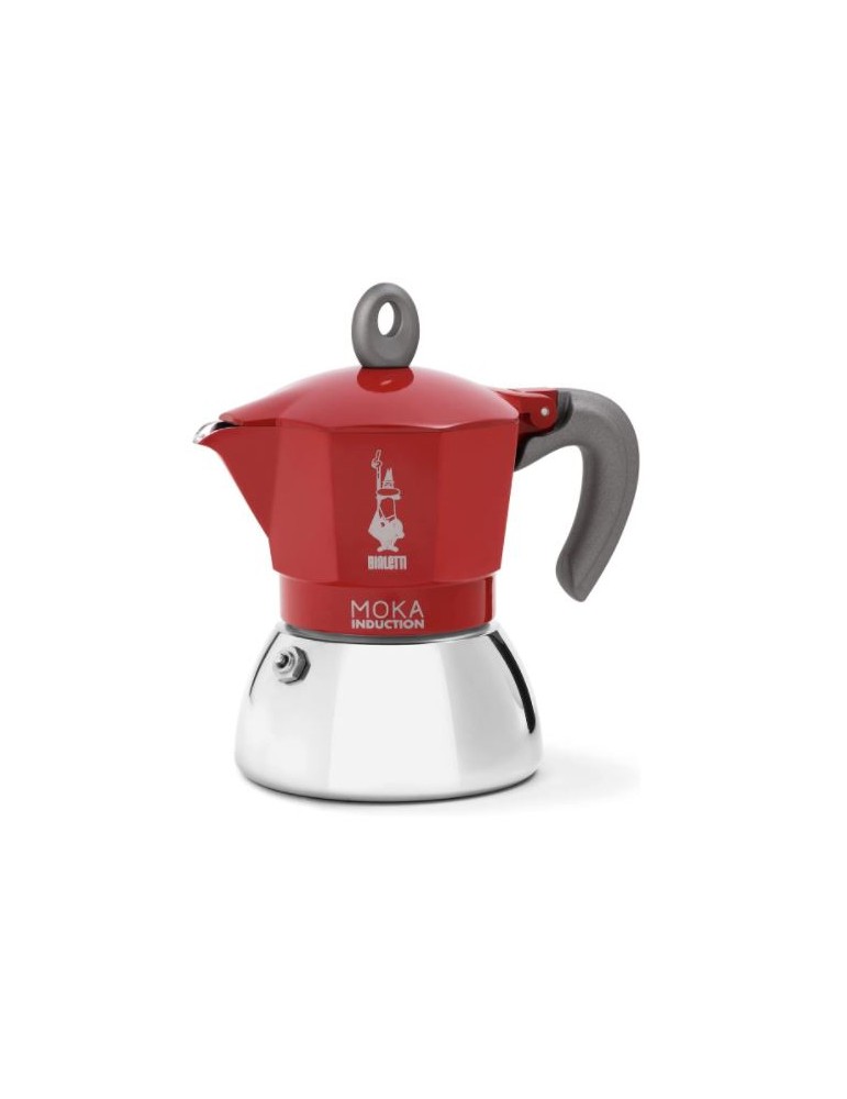 Moka Induction Bialetti  4 tasses Rouge