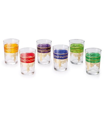 Lot de 6 verres à thé...